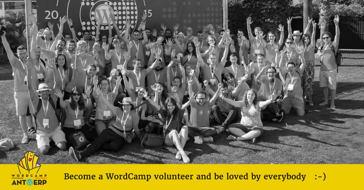 Wanna help WordCamp Antwerp? Become a volunteer.