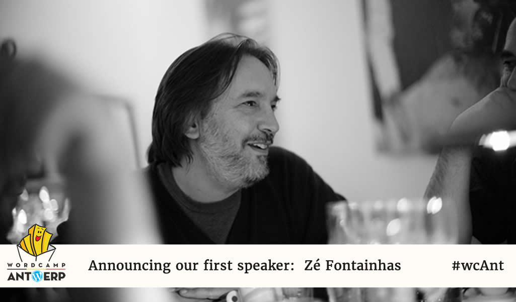 Say hello to our first speaker: Zé Fontainhas