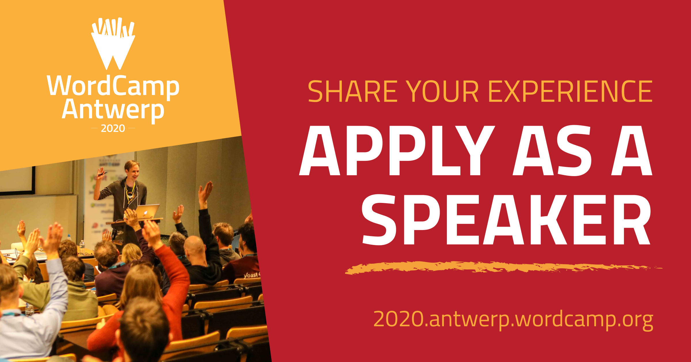 Apply as a speaker